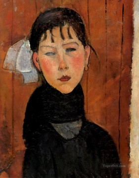 marie hija del pueblo 1918 Amedeo Modigliani Pinturas al óleo